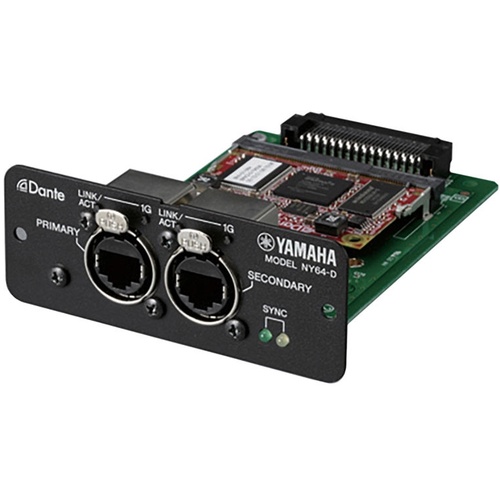 Yamaha NY64-D Dante I/O Expansion Card for TF Mixers