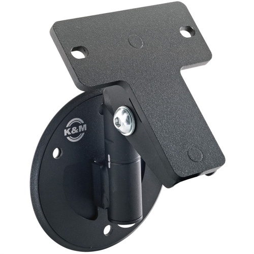 K&M 24161 Universal Speaker Wall Mount Bracket (Black)