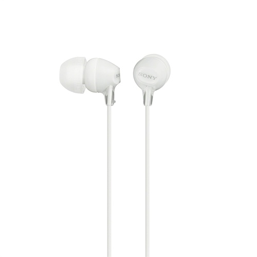 Sony MDR-EX15LP In-Ear Headphones (White)