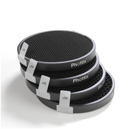 Phottix Indra 5" Honeycomb Grid Set