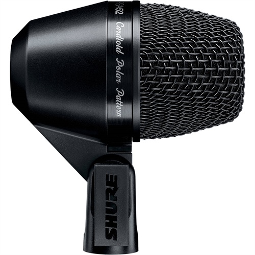 Shure PGA52-XLR Cardioid Dynamic Kick Drum Microphone with Cable (15')