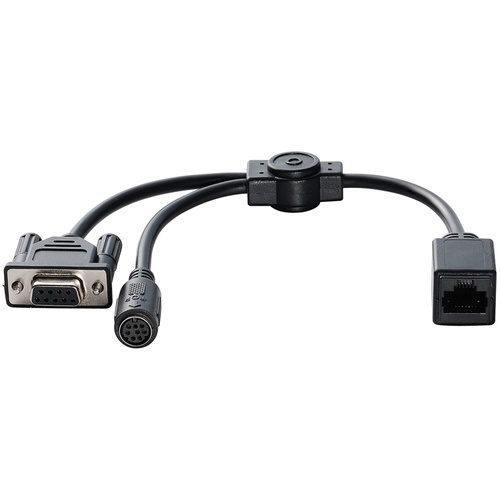 Lumens VC-AC06 RJ45 to 9-Pin Sub-D Female and 8-Pin Mini DIN Female Y Cable for VC Cameras