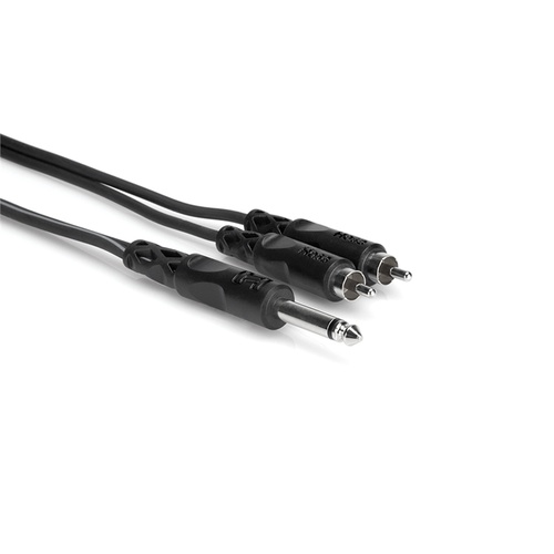 Hosa CYR-102 1/4'' to RCA Y-Cable 2m