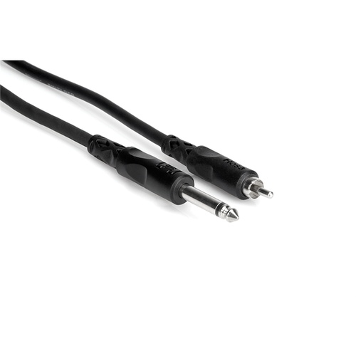 Hosa CPR-110  6.5mm Phone Male to RCA Male Audio Interconnect Cable (3m)