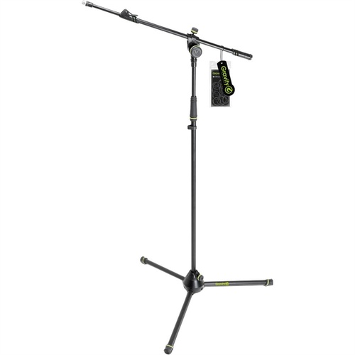 Gravity GMS4322B Microphone Stand with Folding Tripod Base (Black)