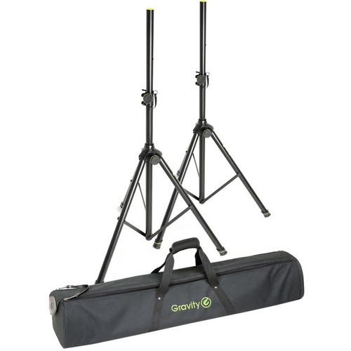 Gravity GSS5211BSET1 Speaker Stand Pair with Carry Bag