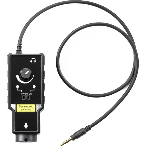 Saramonic SmartRig II XLR Mic & Guitar Adapter with Phantom Power Preamp for Smartphones