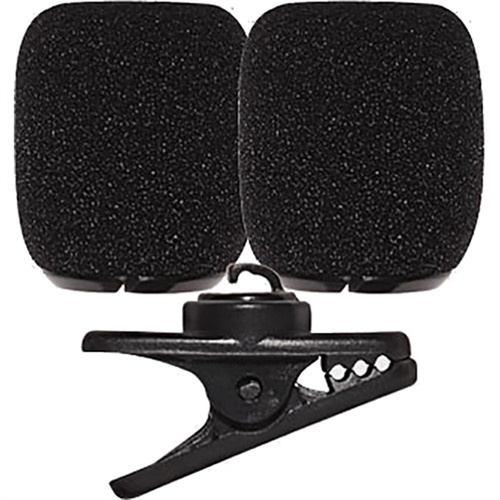 Shure RK378 Replacement Foam Windscreens and Clip for SM35 Headset Microphone
