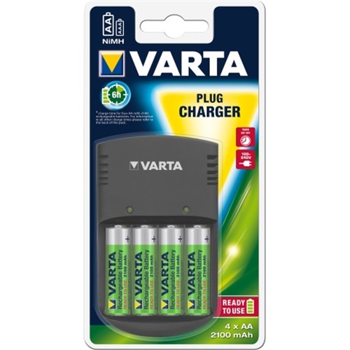 Varta AA or AAA Charger and 2100mAh Batteries