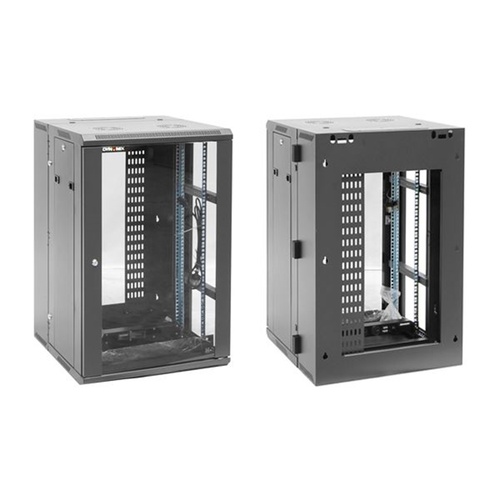 DYNAMIX RDME12 12RU 600mm Deep Universal Swing Frame Cabinet