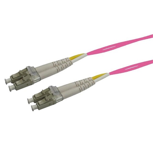 DYNAMIX 50u LC/LC OM4 Fibre Lead (Duplex, Multi-Mode, 2m)