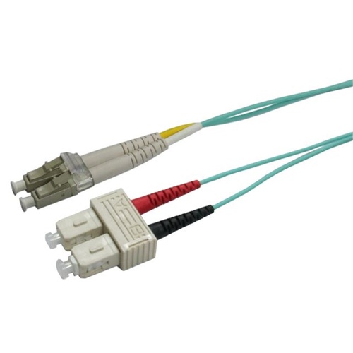 DYNAMIX 50u LC/SC OM3 Fibre Lead (0.5m)