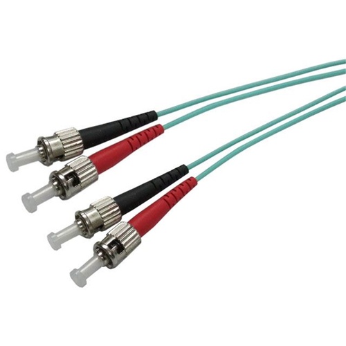 DYNAMIX 50u ST/ST OM3 Fibre Lead (Duplex, Multimode, 0.5m)