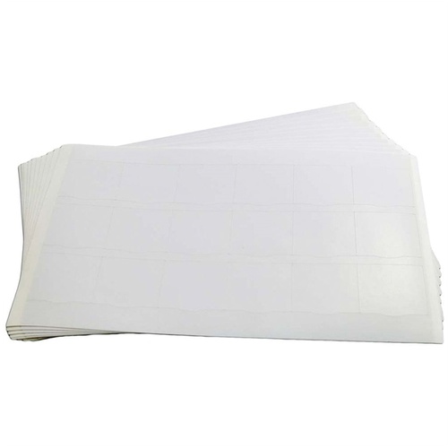 X-keys Blank Legend Sheets for Quad Keys (Set of 10)