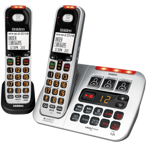 Uniden SSE45+1 Twin Handset Cordless Phone