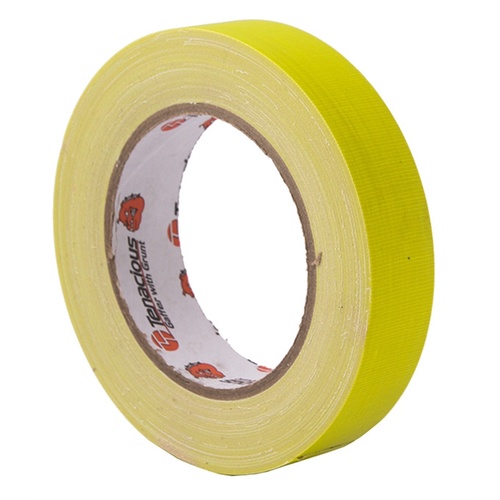 Tapespec 0162 Fluoro Gaffer Tape 25mm (Yellow)
