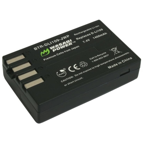 Wasabi Power Battery for Pentax D-Li109