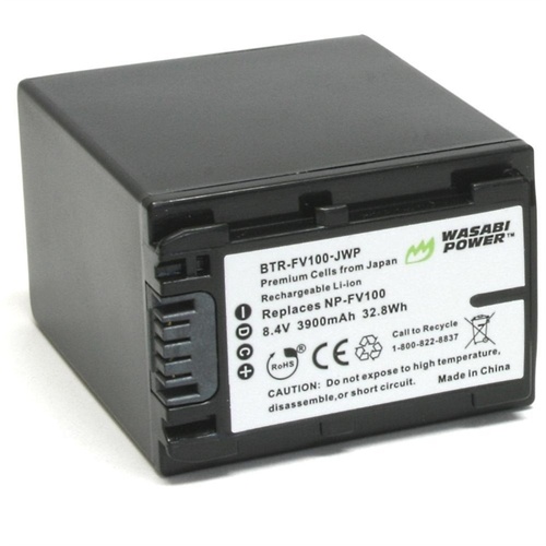 Wasabi Power Battery for Sony NP-FV100