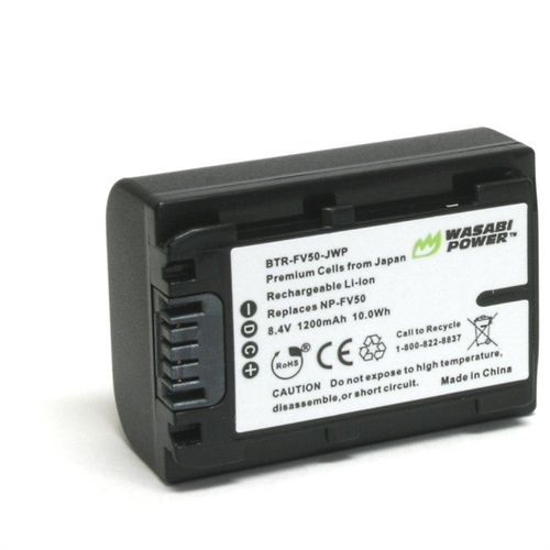 Wasabi Power Battery for Sony NP-FV30, NP-FV40 and NP-FV50