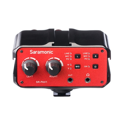 Saramonic SR-PAX1  2-Channel Audio Mixer with 3.5mm XLR 6.35mm