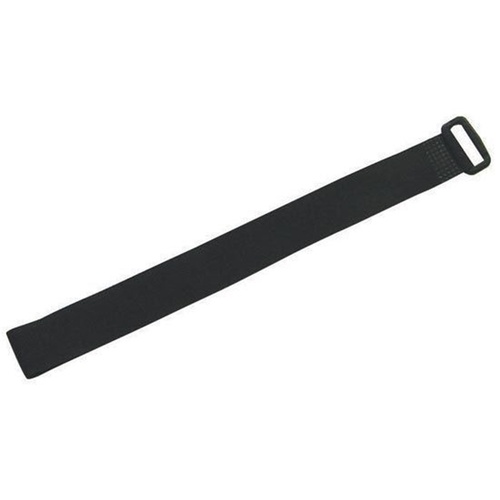 DYNAMIX Hook and Loop Cable Ties 300mm x 20mm (30 x 2 cm) - Pack of 10, Black