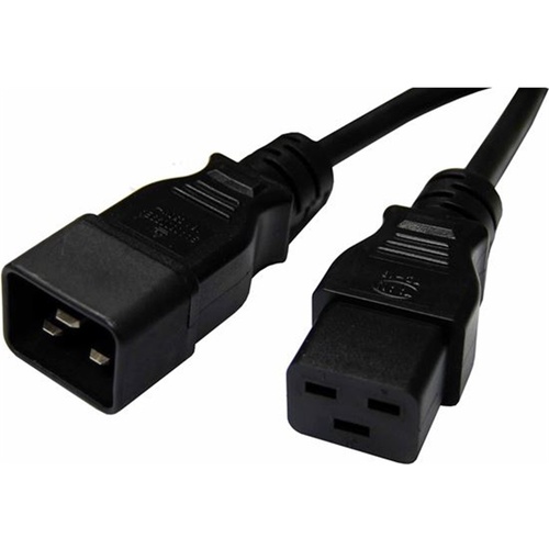 DYNAMIX IEC 16A Power Extension Cord (C20 Plug to C19 Socket, 2 m)