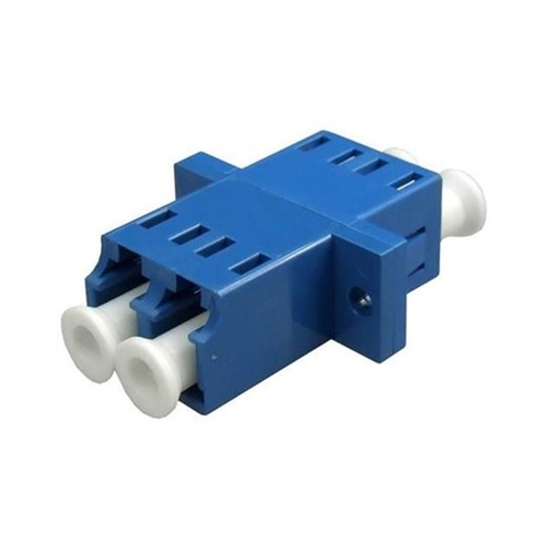 DYNAMIX Fibre LC/LC Duplex Single-Mode Joiner with Ceramic Sleeve (Blue)