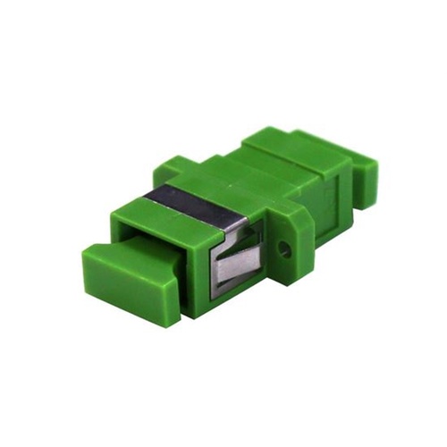 DYNAMIX Fibre SC-APC to SC-APC Simplex Single-Mode Joiner with Ceramic Sleeve (Green)
