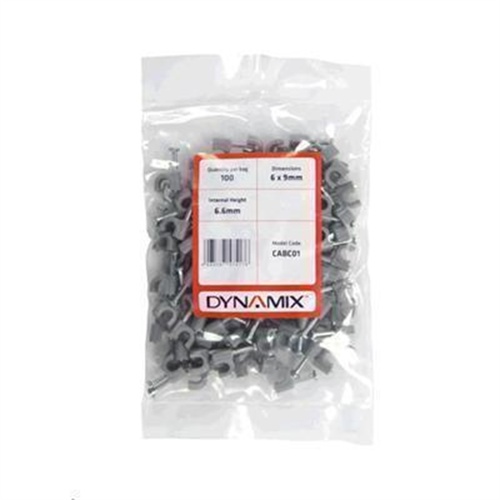 DYNAMIX CABC01 Cable Clips (100 Pack)