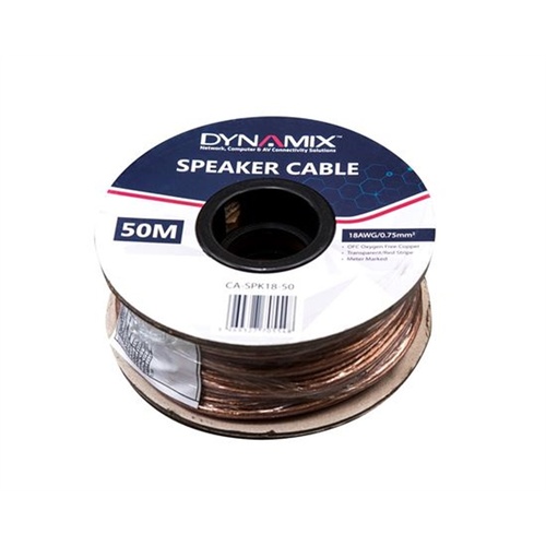DYNAMIX 18AWG Speaker Cable (50m)