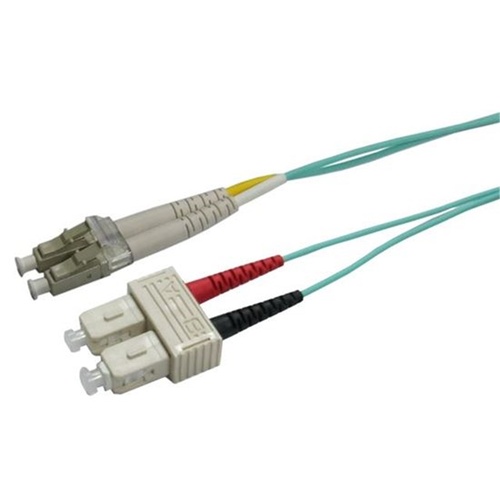 DYNAMIX 50u LC/SC OM3 Fibre Lead (Duplex, Multi-Mode, 20 m)