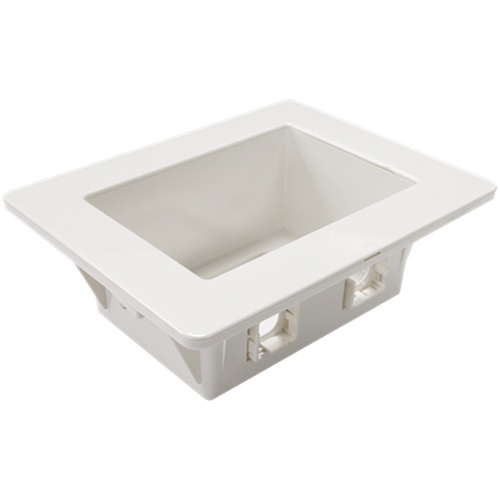 DYNAMIX Recessed Wall Box with 2 x AMDEX style outlets & 1 x GPO Slot