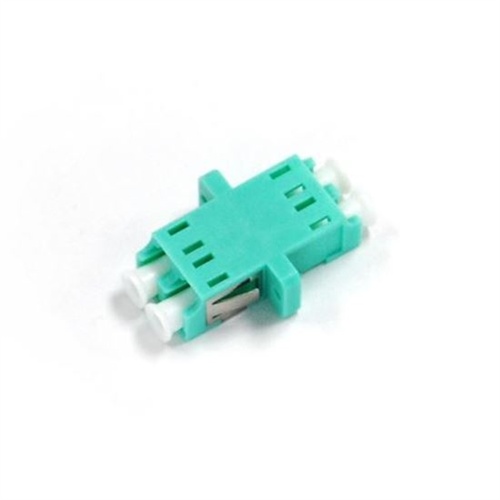 DYNAMIX Fibre LC/ LC Duplex Multi-Mode Joiner with PhBr Sleeve (Aqua)