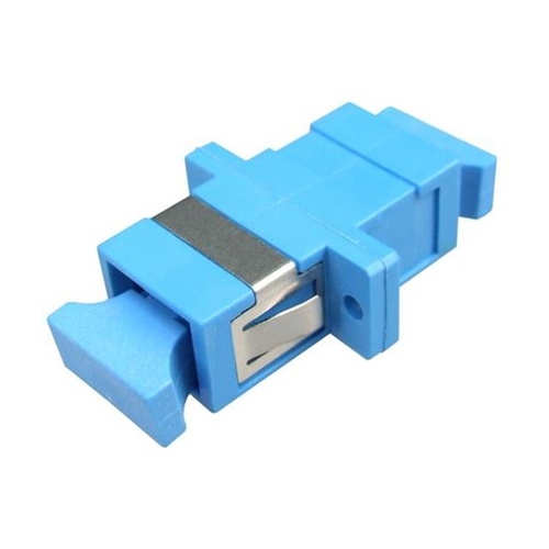 DYNAMIX Fibre SC/SC Simplex Single-Mode Joiner with Ceramic Sleeve (Blue)