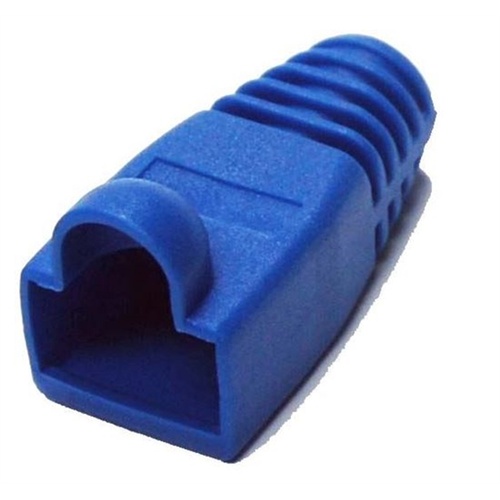 DYNAMIX RJ45 Strain Relief Boot (6 mm, Blue, 20 Pack)