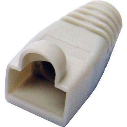 DYNAMIX RJ45 Strain Relief Boot (6 mm, Beige, 20 Pack)