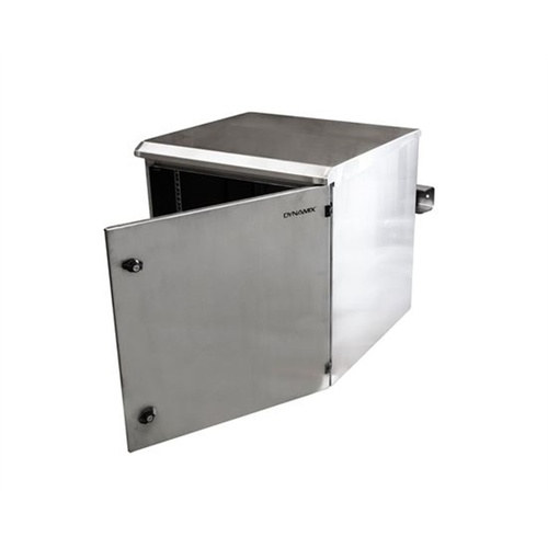 DYNAMIX RODWSS12-400 12RU Outdoor Wall-Mount Cabinet (Stainless Steel)