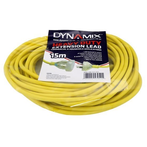DYNAMIX Heavy Duty Power Extension Lead (15 m)