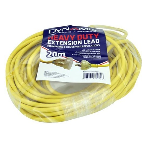 DYNAMIX Heavy Duty Power Extension Lead (20 m)