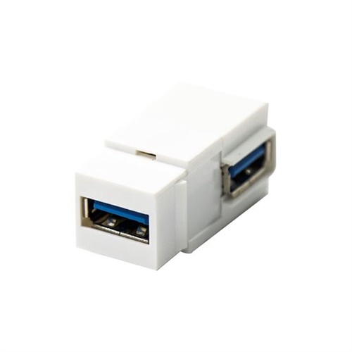 DYNAMIX USB3.0 Type A Female/Female Right-Angled Keystone Jack
