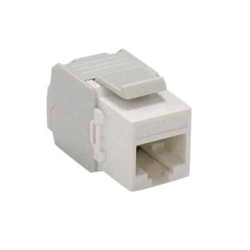 DYNAMIX Cat6 UTP Keystone Slimline Toolless & Punch Down Compatible Jack (White)