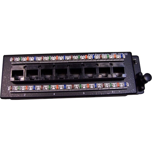 DYNAMIX 8 Port Cat6 Slimline Patch Panel