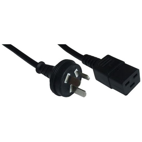 DYNAMIX 3-Pin/C19 15A Power Cord (2 m)