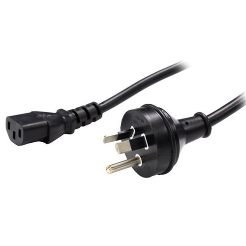 DYNAMIX 3-Pin Male Plug/C13 Female Power Cord (Black, 3 m)