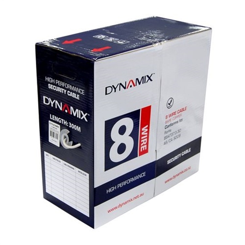 DYNAMIX 8C  Bare Copper Security Cable in Pull-Box (300m x 044mm)