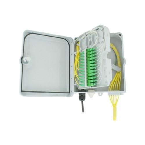 DYNAMIX Lockable Indoor/Outdoor Fibre 12 Position Termination Box