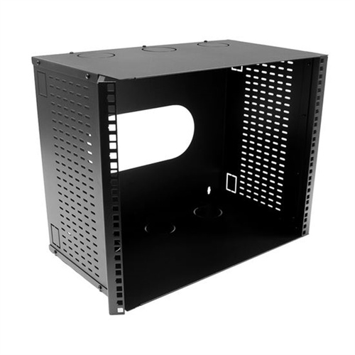 DYNAMIX 9U Deep 19" Fully Enclosed Hinged Wall Mount Bracket (300mm)