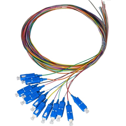 DYNAMIX SC Pigtail OM1 12x Pack Colour Coded (2m)