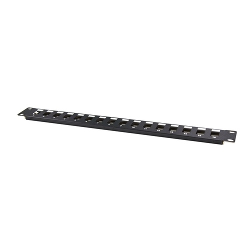 DYNAMIX 12 Port Unloaded Patch Panel Keystone Inserts (19")