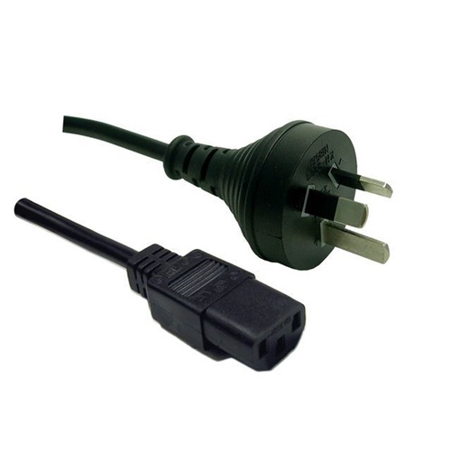 DYNAMIX 3-Pin 10A Plug to IEC Female Plug (1m, Black)